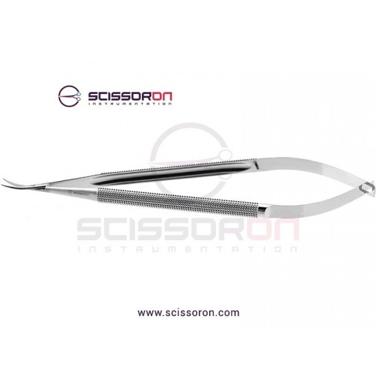 Rhoton-Type Microvascular Scissor Curved Blades