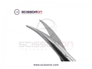 Rhoton-Type Microvascular Scissor Curved Blades
