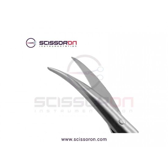 Rhoton-Type Microvascular Scissor Curved Blades