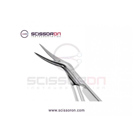 Rhoton-Type Microvascular Scissor Angled Left Blades