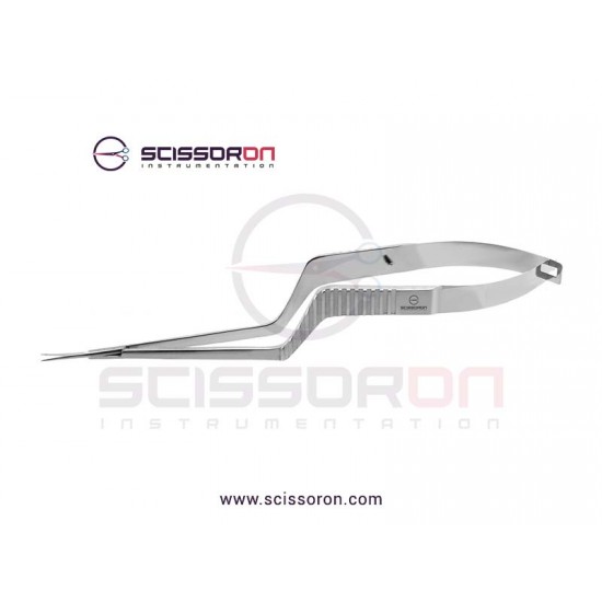 Yasargil Microsurgical Bayonet Scissor Straight Blade