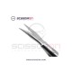 Yasargil Microsurgical Bayonet Scissor Curved Delicate Blade