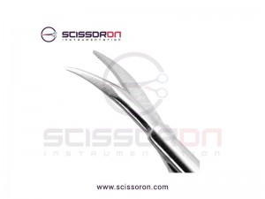 Yasargil-Vannas Micro Bayonet Scissor Curved Blades Yasargil-Vannas Micro Bayonet Scissor Curved Blades