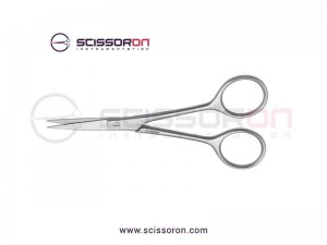 Nerve Dissecting Scissor Curved Blades