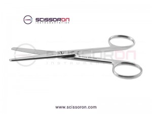 Operating Scissor Straight Blades - Blunt Ends