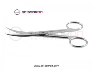 Operating Scissor Curved  Blade - Sharp Ends