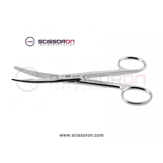 Operating Scissor - Curved Blades Sharp-Blunt Ends
