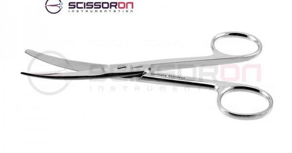 Operating Scissor - Curved Blades Sharp-Blunt Ends
