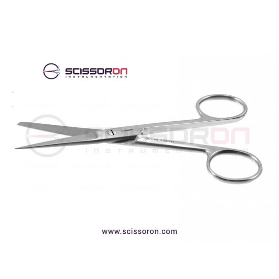 Surgical Suture Scissors - Long Suture Scissor 15cm Hooked End to Lift Suture