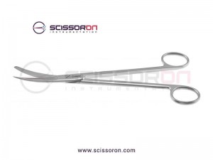 Sims Operating Scissor Blunt-Sharp End Curved Blades Sims Operating Scissor Blunt-Sharp End Curved Blades