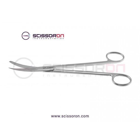 Sims Operating Scissor Blunt-Sharp End Curved Blades