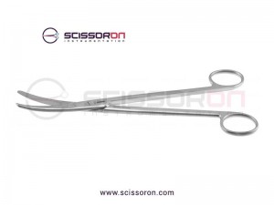 Sims Operating Scissor Blunt Ends Curved Blades Sims Operating Scissor Blunt Ends Curved Blades