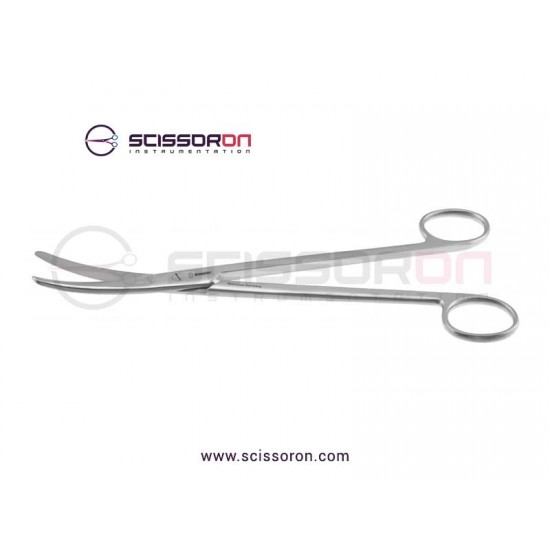 Sims Operating Scissor Blunt Ends Curved Blades