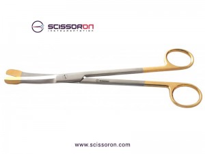 Solz Gold Tip Scissor Slight Bevel On Shank