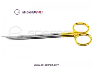 Kelly Dissecting Scissor TC Curved Blades