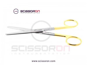 Operating Scissor Straight TC Blades - Blunt Ends