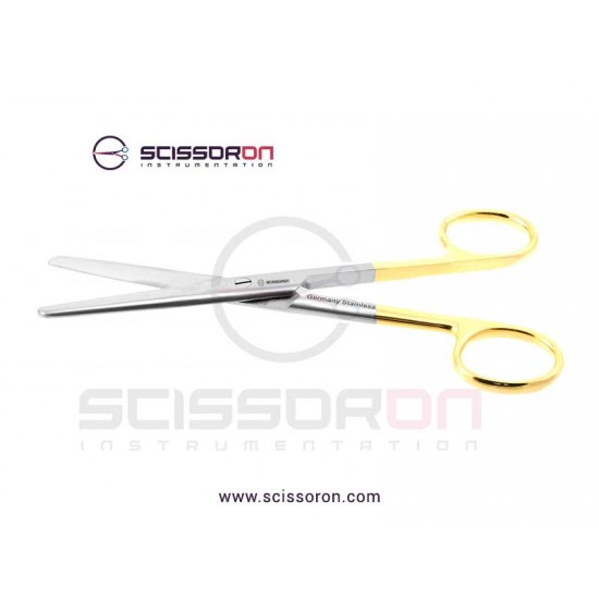 Operating Scissor Straight TC Blades - Blunt Ends
