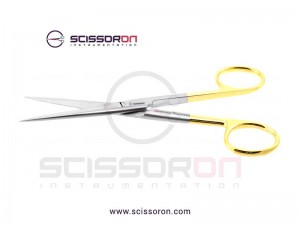 Operating Scissor Straight TC Blades - Sharp Ends