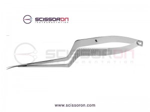 Yasargil Microsurgical Bayonet Scissor Curved Blade Yasargil Microsurgical Bayonet Scissor Curved Blade