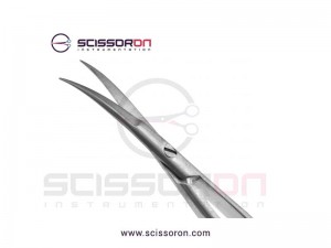 Yasargil Microsurgical Scissor Curved Downward Blades Yasargil Microsurgical Scissor Curved Downward Blades