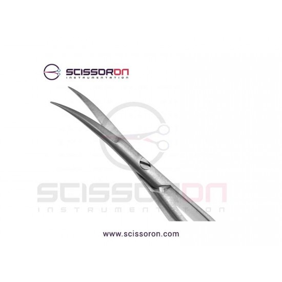 Yasargil Microsurgical Scissor Straight Serrated Blades