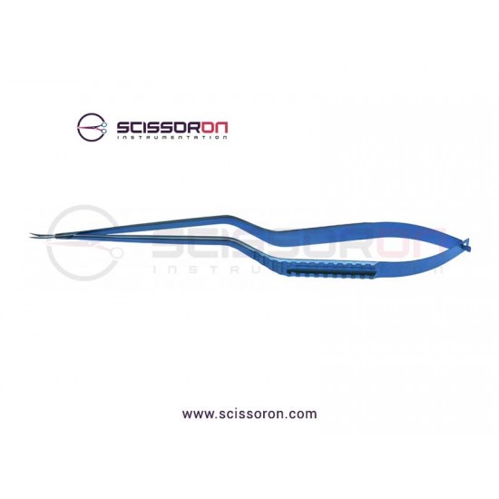 Yasargil Microsurgical Scissor Bayonet Shape Titanium
