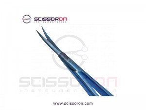 Yasargil Microsurgical Scissor Bayonet Shape Titanium Yasargil Microsurgical Scissor Bayonet Shape Titanium