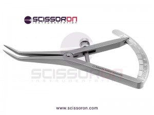 Castroviejo Calliper Angled Jaws
