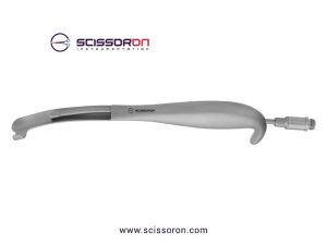 Bauer Type Intra Oral Retractor Fiber Optic Left_AA06-2024-21LT