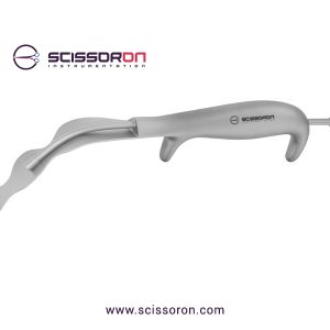 Petri Pterygoid Intra Oral Retractor With Fiber Optic 23cm_ AA06-2022-2301