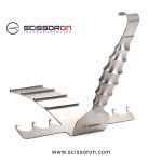 Saldanha Abdominal Retractor 3x3 Sharp Prongs_AA06-0406-23