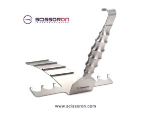 Saldanha Abdominal Retractor 3x3 Sharp Prongs_AA06-0406-23