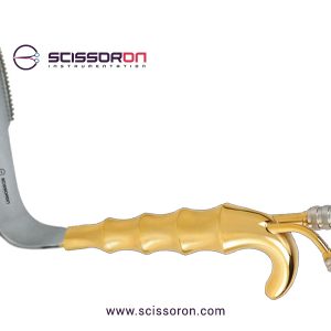Epstein Abdominoplasty Retractor, Straight Blade With Fiber Optic_AA06-2002-27