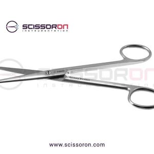 Mayo-Stille dissecting scissor, 15cm ,straight rounded blades, blunt tips, ring handle
