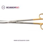 Solz Gold Tip Scissor 20cm Curved Strong Bevel On Shank_AA03-0201-2001(1)