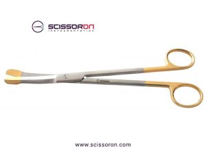 Solz Gold Tip Scissor 20cm Curved Strong Bevel On Shank_AA03-0201-2001(1)