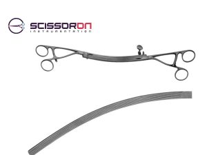 lane GASTRO INTESTINAL TWIN CLAMP 31cm-12inCurved02