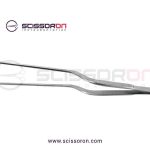 Jansen Tissue Bayonet Shape Forceps 1x2 Toothed End