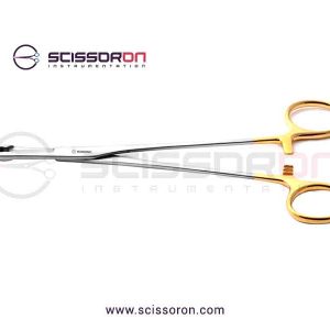 Olsen-Hegar needle holder and suture_13cm_scissor_TC_insert_jaw