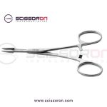 Olsen-Hegar needle holder and suture_13cm_scissor_smooth_jaw