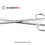 Operating scissors, 5'',curved blades, blunt tips_02