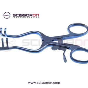 Weitlaner self-retaining Titanium retractor 2x3 Blunt End