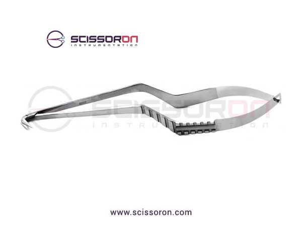 Yasargil Circumflex Scissor_Bayonet Flat Handle Downward 125D Blade