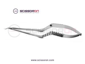Yasargil Circumflex Scissor_Bayonet Flat Handle Downward 45D Blade