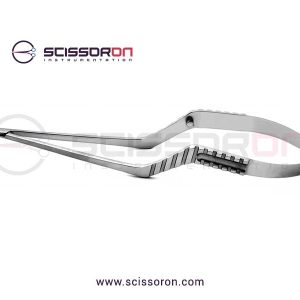 Yasargil Circumflex Scissor_Bayonet Flat Handle Downward 45D Blade