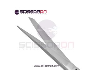 Sims Operating Scissor Blunt-Sharp End Straight Blades - Image 2