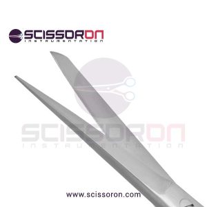 Sims Operating Scissor Blunt-Sharp End Straight Blades - Image 2
