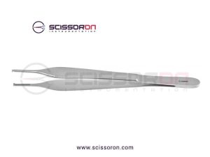 Adson Dissecting 1x2 Teeth Serrated Platform Forceps_01