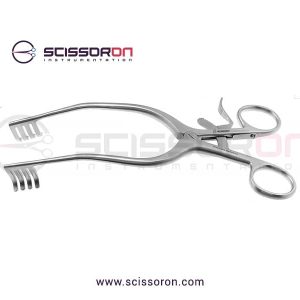 Adson self-retaining cerebellar retractorCurved_01