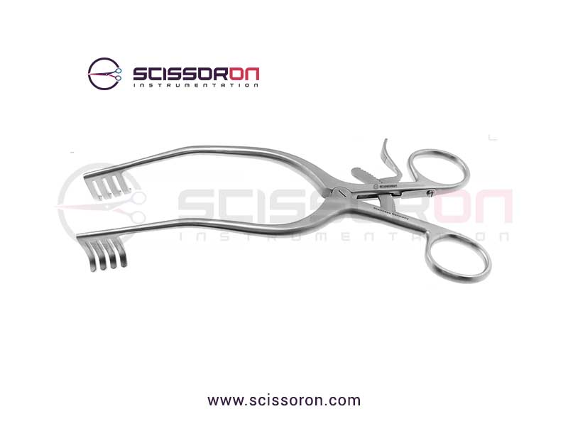 Adson self-retaining cerebellar retractorCurved_01